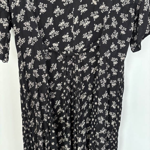 American Angel Vintage Floral Black Dress Size M - Picture 7 of 9